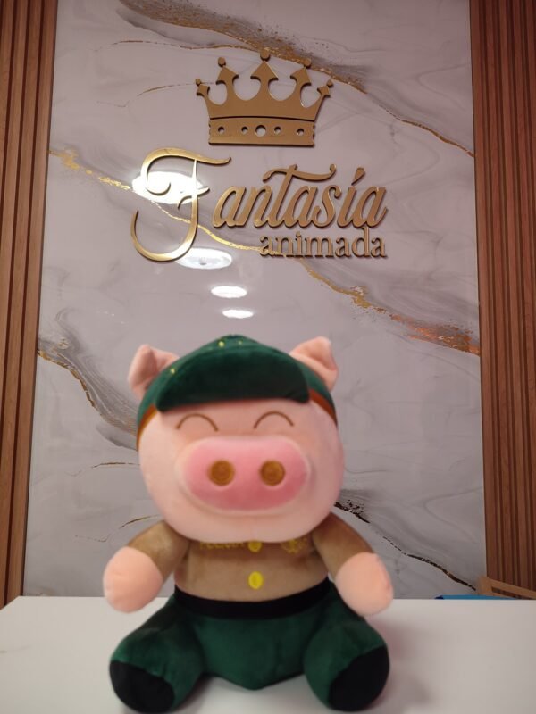 Peluche Cerdito Policía