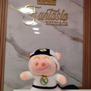 Peluche Cerdo Real Madrid